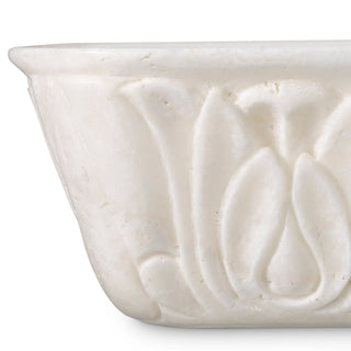 White Marble Bowl Petal