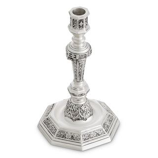 Antique Silver Candle Holder Delavigne
