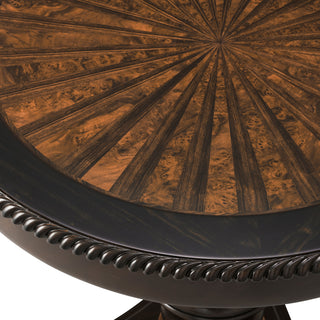 Wooden Pedestal Side Table Edgar