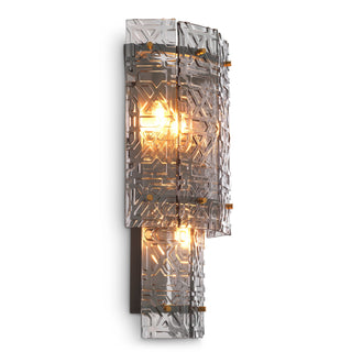 2-Tiered Glass Wall lamp Georgette