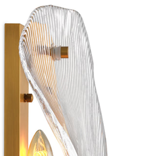 Clear Glass Wall Lamp Hibis