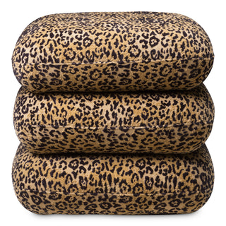 Stool Greenwich bernard leopard camel