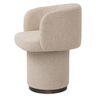 Dining Chair Marly bronze finish palmer beige