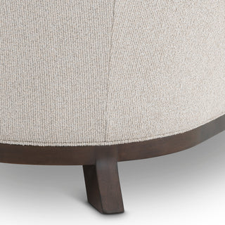 Wooden Framed Beige Sofa Bleecker