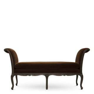 Brown Velvet Bench Hampshire