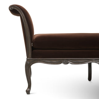 Brown Velvet Bench Hampshire