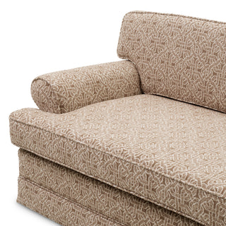 Beige Jacquard Sofa Madison