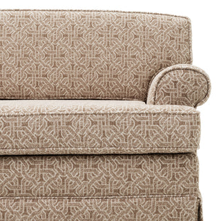 Beige Jacquard Sofa Madison