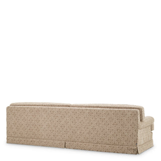Beige Jacquard Sofa Madison