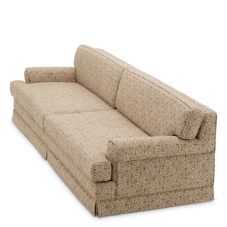 Beige Jacquard Sofa Madison