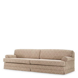Beige Jacquard Sofa Madison