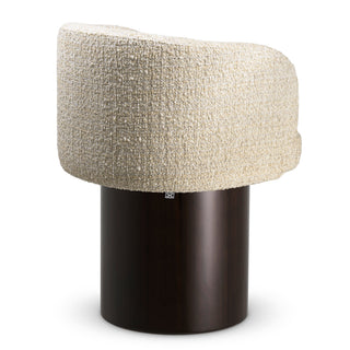 Beige Chenille Dining Chair Marly
